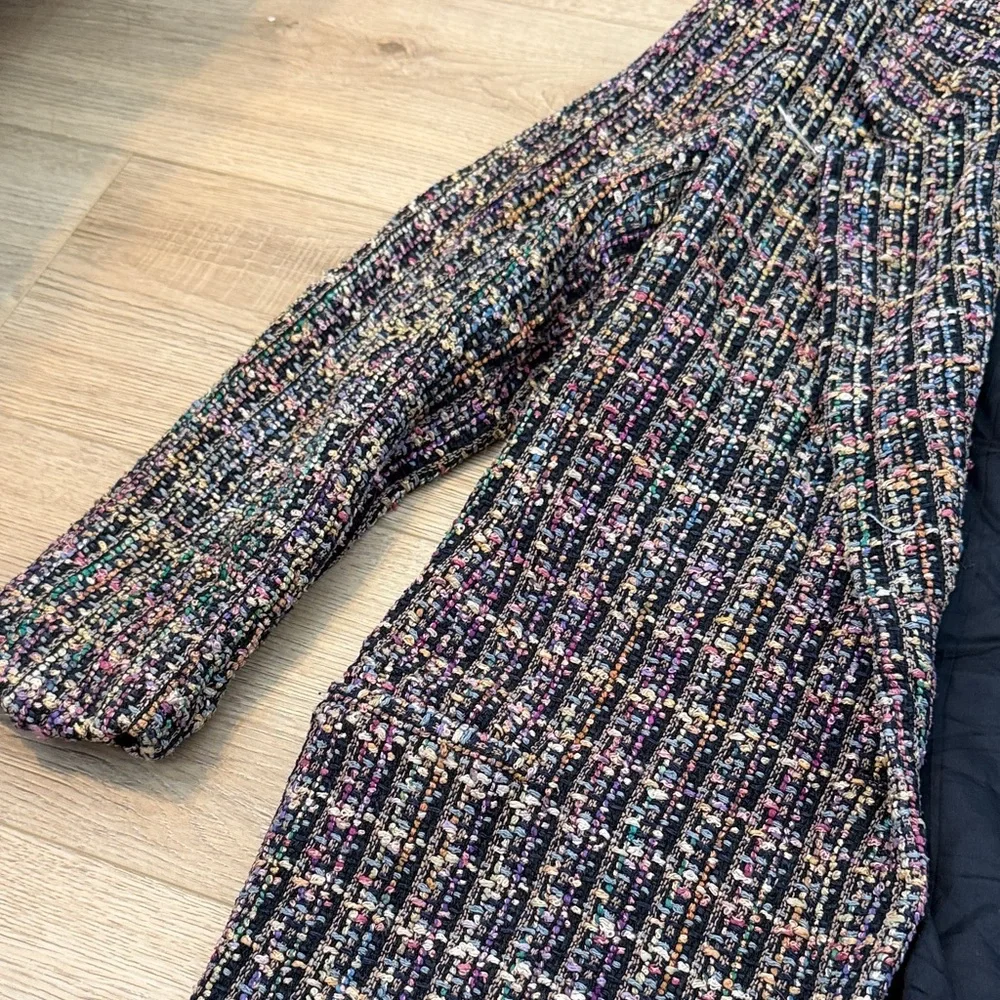 Vintage LBA Studio Tweed Blazer Jacket Size Small Classic Chic - Picture 3 of 10